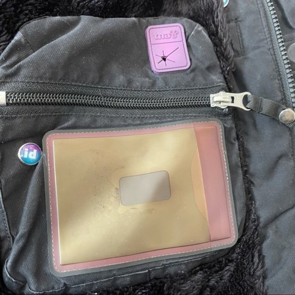 ARITZIA TNA Women's Black Faux Fur Hooded Waterproof Long Parka SizeXS Pre-Owned - Picture 14 of 15